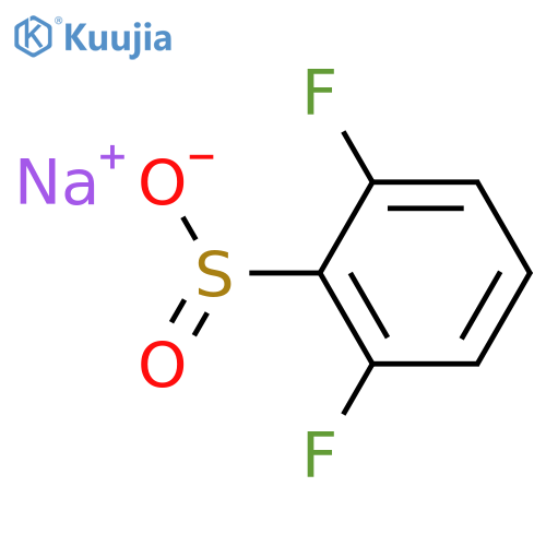 sodium:2,6-difluorobenzenesulfinate structure
