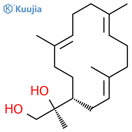 1,2-Propanediol,2-[(1R,3E,7E,11E)-4,8,12-trimethyl-3,7,11-cyclotetradecatrien-1-yl]-, (2S)- structure