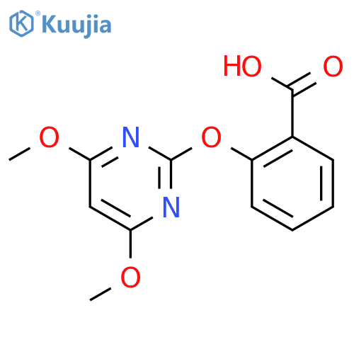 2-(4,6-Dimethoxypyrimidin-2-yl)oxybenzoic Acid structure