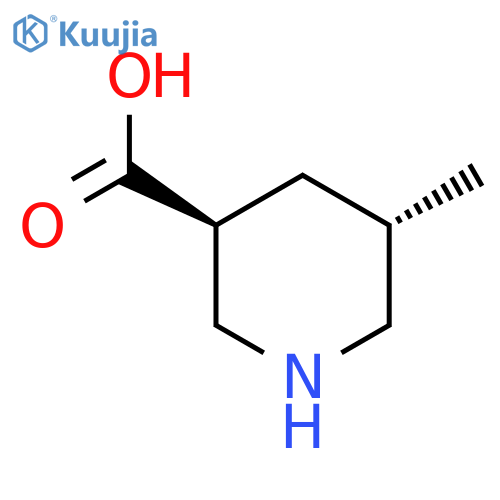 trans-5-methylpiperidine-3-carboxylic acid structure