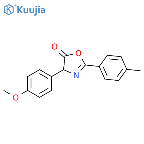 5(4H)-Oxazolone, 4-(4-methoxyphenyl)-2-(4-methylphenyl)- structure