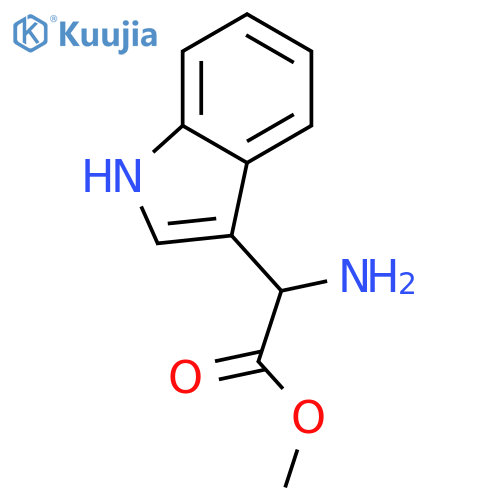 D,L-3-INDOLYLGLYCINE METHYL ESTER structure