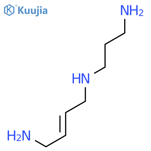 N'-(3-aminopropyl)but-2-ene-1,4-diamine structure