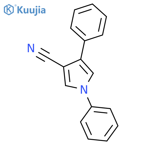 1,4-Diphenyl-1H-pyrrole-3-carbonitrile structure