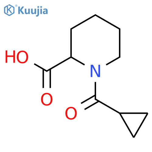 1-(Cyclopropylcarbonyl)-2-piperidinecarboxylic Acid structure