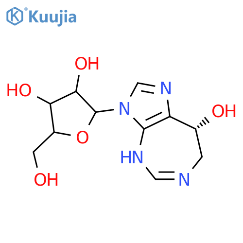 3-Pentofuranosyl-3,4,7,8-tetrahydroimidazo[4,5-d][1,3]diazepin-8-ol structure
