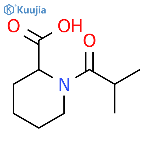 1-Isobutyrylpiperidine-2-carboxylic Acid structure