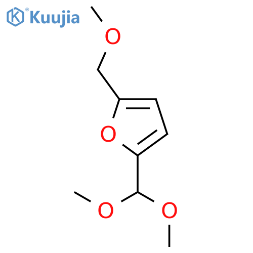 2-(Dimethoxymethyl)-5-(methoxymethyl)furan structure