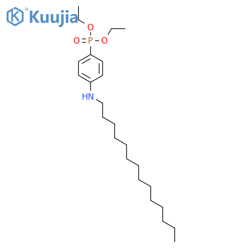 Diethyl (4-(tetradecylamino)phenyl)phosphonate structure