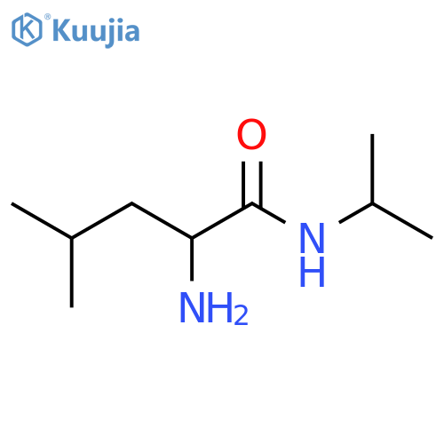 N~1~-isopropyl-L-leucinamide structure