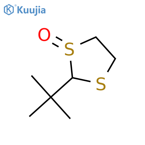 2-tert-butyl-1,3-dithiolane 1-oxide structure