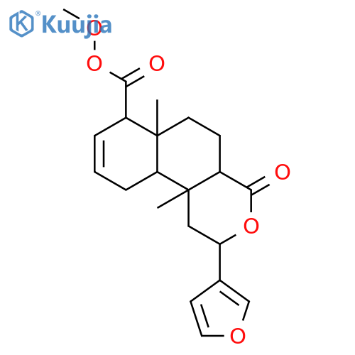 2H-Naphtho[2,1-c]pyran-7-carboxylicacid,2-(3-furanyl)-1,4,4a,5,6,6a,7,10,10a,10b-decahydro-7-hydroxy-6a,10b-dimethyl-4-oxo-,methyl ester, (2S,4aS,6aR,7R,10aR,10bR)- structure
