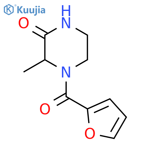 4-(Furan-2-carbonyl)-3-methylpiperazin-2-one structure