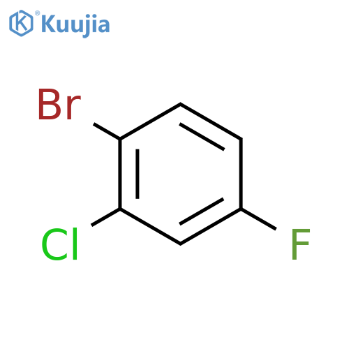 1-Bromo-2-chloro-4-fluorobenzene structure