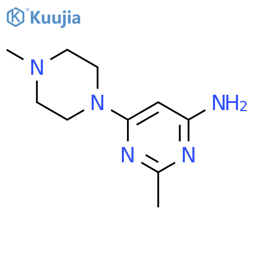 2-methyl-6-(4-methylpiperazin-1-yl)pyrimidin-4-amine structure