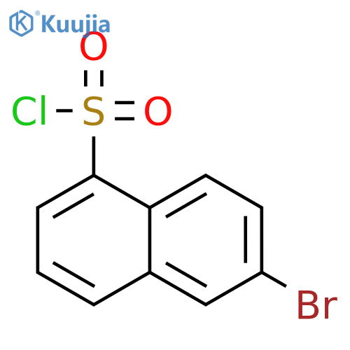 1-Naphthalenesulfonyl chloride, 6-bromo- structure