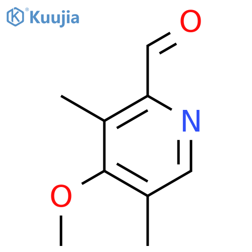 4-methoxy-3,5-dimethylpyridine-2-carbaldehyde structure