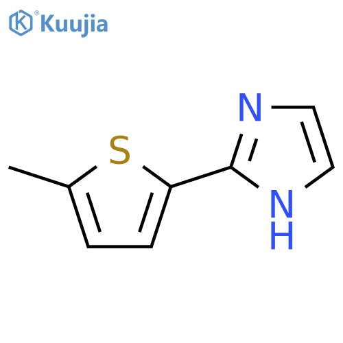 2-(5-Methyl-2-thienyl)imidazole structure