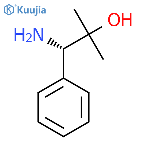 (1S)-1-Amino-2-methyl-1-phenylpropan-2-ol structure