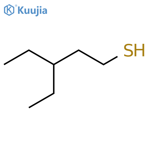 3-ethylpentane-1-thiol structure