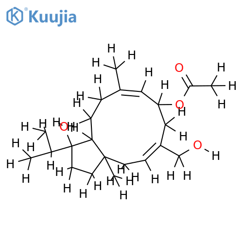 16-Hydroxy,6-Ac-(1R,3E,6R,7E,11R,12R)-3,7-Dolabelladiene-6,12-diol structure