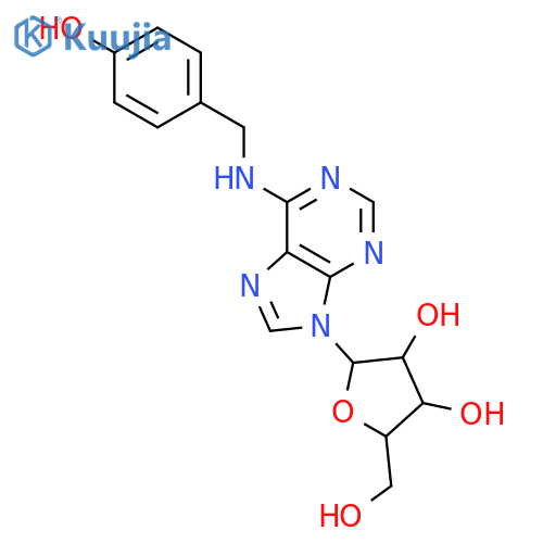 N6-(4-Hydroxybenzyl)-adenosine structure