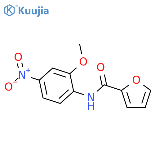 N-(2-Methoxy-4-nitrophenyl)-2-furamide structure