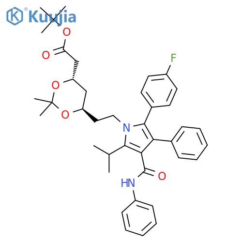 10-trans-Atorvastatin Acetonide tert-Butyl Ester structure