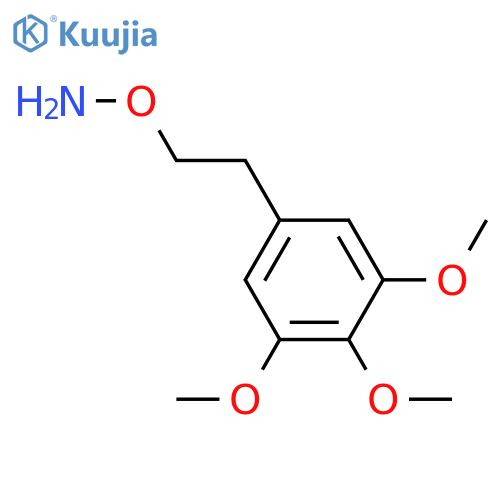 O-2-(3,4,5-trimethoxyphenyl)ethylhydroxylamine structure