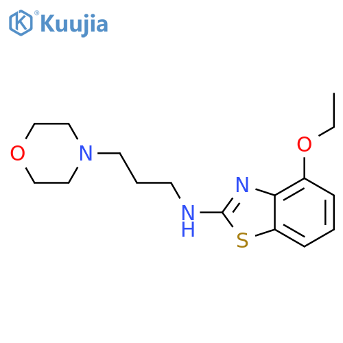 4-ethoxy-N-[3-(morpholin-4-yl)propyl]-1,3-benzothiazol-2-amine structure
