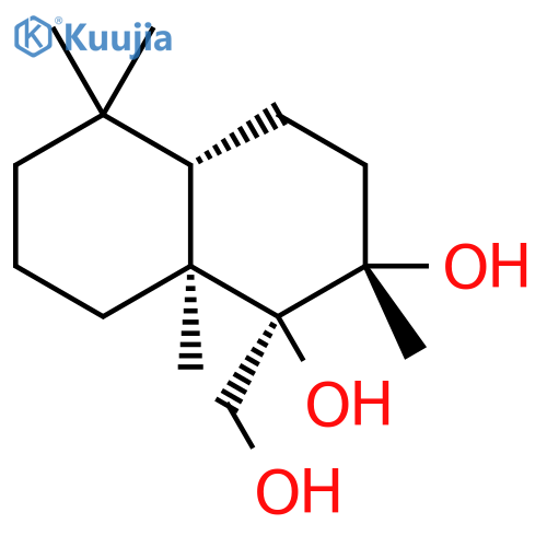 1,2-Naphthalenediol,decahydro-1-(hydroxymethyl)-2,5,5,8a-tetramethyl-, (1R,2S,4aS,8aS)- structure