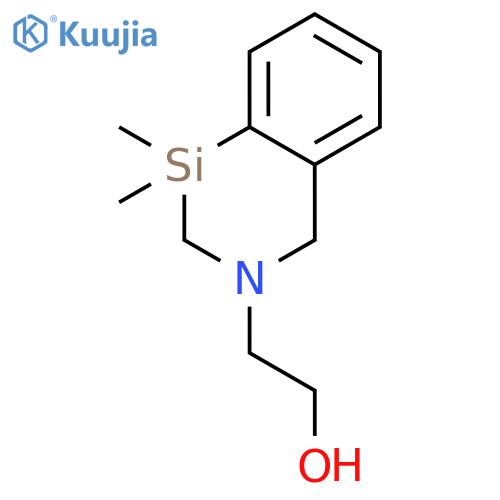 3,1-Benzazasiline-3(2H)-ethanol, 1,4-dihydro-1,1-dimethyl- structure