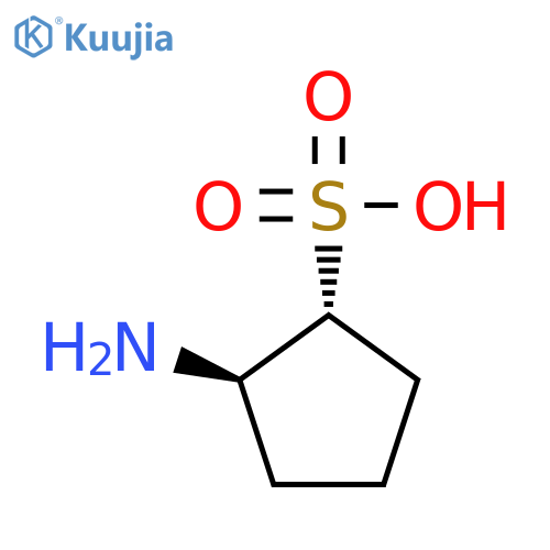Cyclopentanesulfonicacid, 2-amino-, (1R,2R)-rel- structure