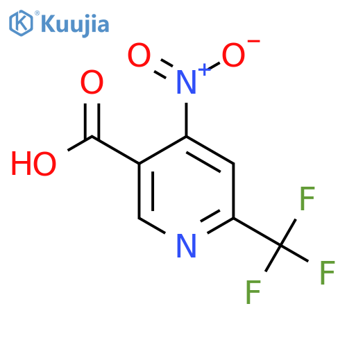 4-Nitro-6-(trifluoromethyl)nicotinic acid structure