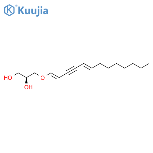 (2S,5Z,9Z)-4-Oxa-5,9-heptadecadien-7-yne-1,2-diol structure