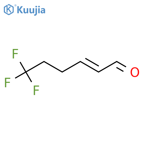 6,6,6-trifluorohex-2-enal structure
