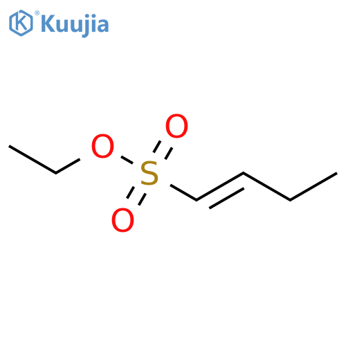 1-Butene-1-sulfonic acid, ethyl ester, (E)- structure