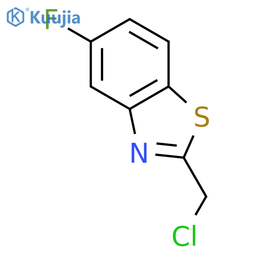 Benzothiazole,2-(chloromethyl)-5-fluoro- structure