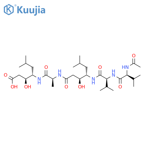 Acetyl Pepstatin structure