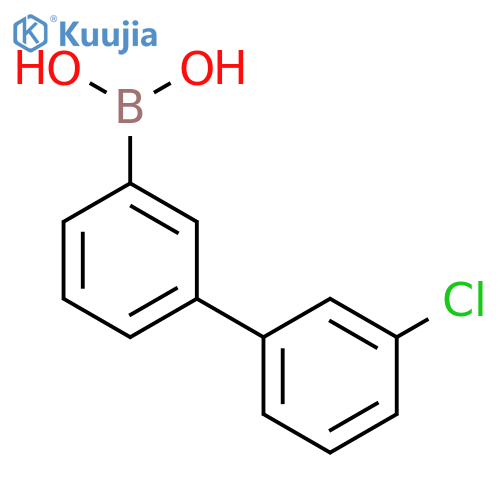 ((3‘-chloro-[1,1‘-biphenyl]-3-yl)boronic acid) structure