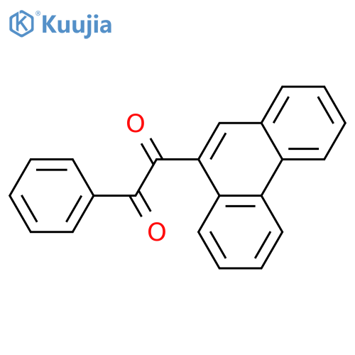1-(phenanthren-9-yl)-2-phenylethane-1,2-dione structure