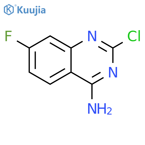 2-Chloro-7-fluoroquinazolin-4-amine structure
