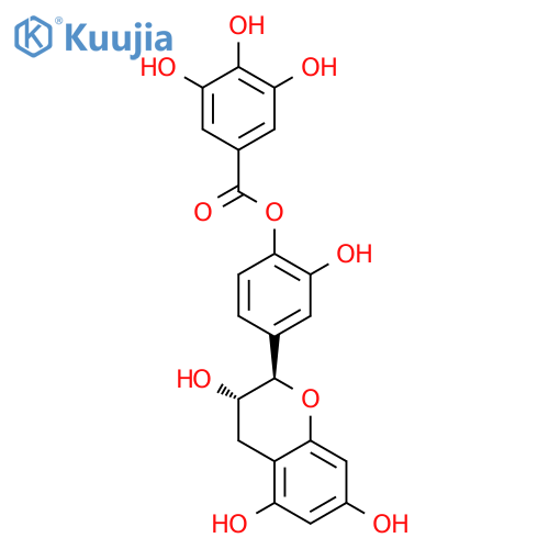 (+)-Catechin 4'-O-gallate structure