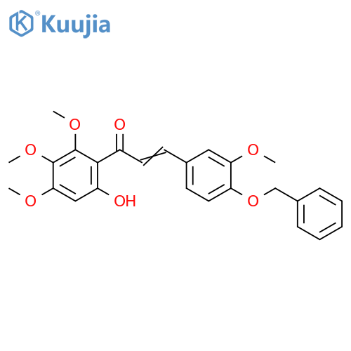 1-(6-Hydroxy-2,3,4-trimethoxyphenyl)-3-3-methoxy-4-(phenylmethoxy)phenyl-2-propen-1-one structure