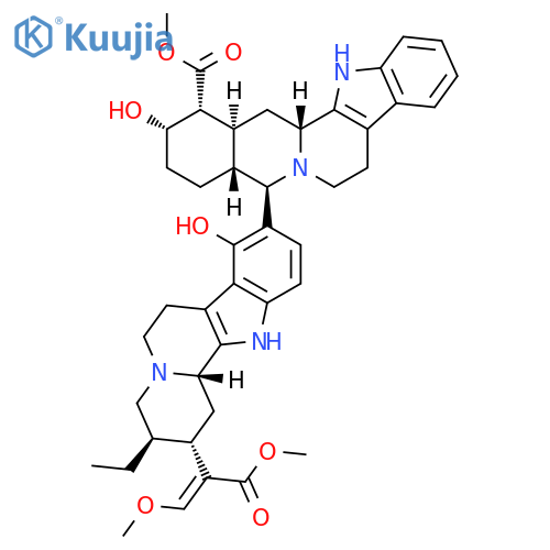 Yohimban-16-carboxylicacid,21-[(2S,3R,12bS)-3-ethyl-1,2,3,4,6,7,12,12b-octahydro-8-hydroxy-2-[(1E)-2-methoxy-1-(methoxymethylene)-2-oxoethyl]indolo[2,3-a]quinolizin-9-yl]-17-hydroxy-,methyl ester, (3b,16a,17a,21b)- (9CI) structure
