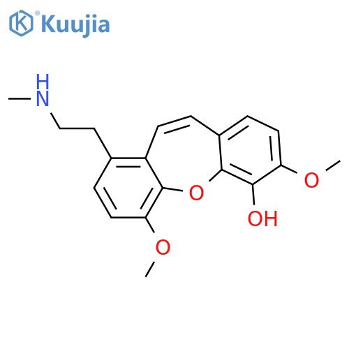 Dibenz[b,f]oxepin-4-ol,3,6-dimethoxy-9-[2-(methylamino)ethyl]- structure