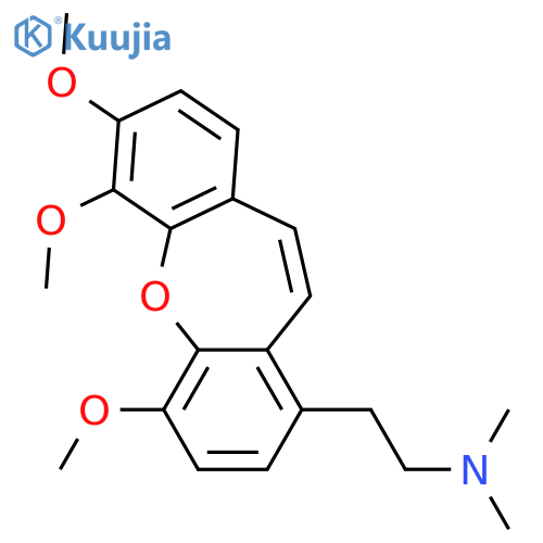 Dibenz[b,f]oxepin-1-ethanamine,4,6,7-trimethoxy-N,N-dimethyl- structure