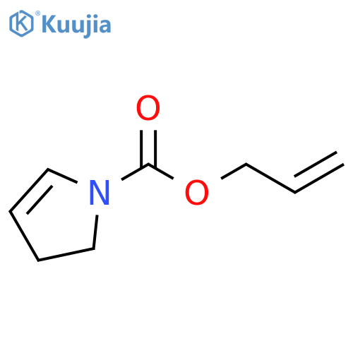 1H-Pyrrole-1-carboxylicacid,2,3-dihydro-,2-propenylester(9CI) structure