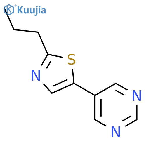 2-Propyl-5-(pyrimidin-5-yl)thiazole structure