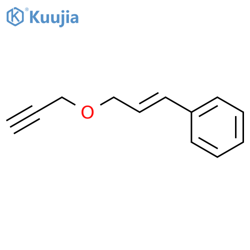 Benzene, [3-(2-propynyloxy)-1-propenyl]- structure